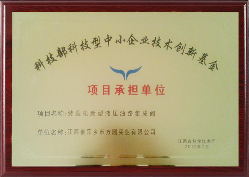 2012年科技部科技型中小企業(yè)創(chuàng)新技術基金